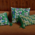 Bonnie and Neil | Cushion 60cm | Summer Patch Blue Bonnie and Neil | Cushion 60cm | Summer Patch Blue